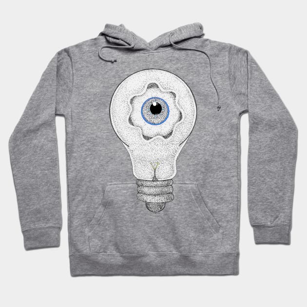 Eye see the Light Hoodie by Zenferren